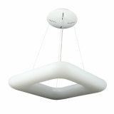 V-TAC - VT-7461 40W  Lampa Wisząca / Kwadratowa / Ściemniana / Biały - 3962