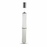 V-TAC - VT-7050 32W Lampa Wisząca LED / Klosz: Mleczny / Ściemniana / Barwa:3000K / Biały - 3981