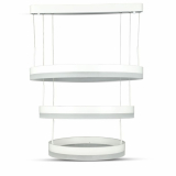 V-TAC - VT-82-3D 92W Lampa Wisząca LED / Barwa:3000K/ Ściemniana / Biały - 3989
