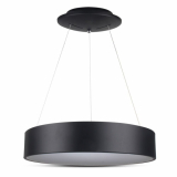 V-TAC - VT-25-1D 20W Lampa Wisząca LED / Barwa:3000K / Czarny / Ściemniana - 3993