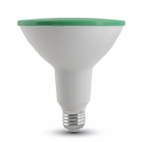 V-TAC - VT-1125 15W PAR38 Żarówka LED / Barwa:Zielony / Trzonek:E27 - 4418