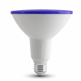 V-TAC - VT-1125 15W PAR38 Żarówka LED / Barwa:Niebieski / Trzonek:E27 - 4420