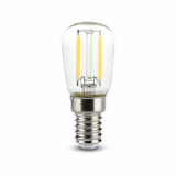 V-TAC - VT-1952 2W ST26 Żarówka LED Filament / Barwa:2700K / Trzonek:E14 - 4444