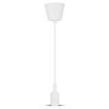 V-TAC - Lampa Wisząca / Trzonek:E27/ Biały - 3477