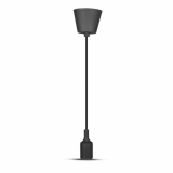 V-TAC - VT-7228 Lampa Wisząca / Trzonek:E27/ Czarny - 3478