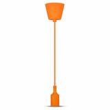 V-TAC - Lampa Wisząca / Trzonek:E27/ Pomarańczowy - 3484