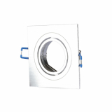 V-TAC - VT-782 Oprawa wpuszczana Spot / Trzonek:1xGU10 / Kwadratowa / Polerowane aluminium - 3606
