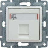 KOS - GNIAZDO KOMPUTEROWE POJ. RJ45 (WKŁAD MOLEX), BEZ RAMKI, BIAŁY VENA - 510465
