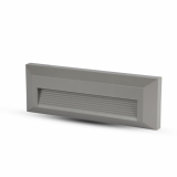 V-TAC -  3W Oprawa Schodowa LED / Barwa:4000K / Obudowa: Szara / Kwadrat - 1330