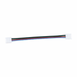 V-TAC - Złącze elastyczne do Paska LED 5050 RGB+W / Czarne - 2587