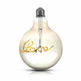 V-TAC - VT-2205 5W LED G125 Żarówka LED Filament / Klosz Bursztynowy / Barwa:2200K / Trzonek:E27 - 2700