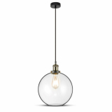 V-TAC - VT-7250 Lampa wisząca / Klosz: Transparentny - 3739