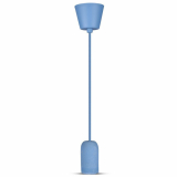 V-TAC - VT-7668 Lampa Wisząca / Trzonek:E27 / Gips / Niebieski - 3744