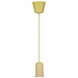 V-TAC - VT-7668 Lampa Wisząca / Trzonek:E27 / Gips / Żółty - 3745