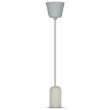 V-TAC - VT-7668 Lampa Wisząca / Trzonek:E27 / Gips / Szary - 3748
