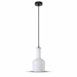 V-TAC - VT-7177 Lampa wisząca / Klosz: Szklany/ Biały - 3760