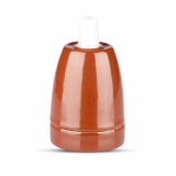 V-TAC -  Oprawka porcelanowa / Trzonek:E27 / Brązowy - 3802