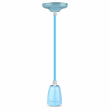 V-TAC - VT-7998 Lampa wisząca / Oprawka: Porcelanowa  / Trzonek:E27 / Niebieski - 3806