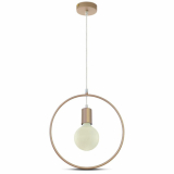 V-TAC - VT-7322 Lampa wisząca / Kolo / Złoty - 3835