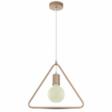 V-TAC - VT-7321 Lampa wisząca / Trójkąt / Złoty - 3837