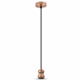 V-TAC - VT-7555 Lampa wisząca / Retro / Trzonek:E27 / Miedź - 3840