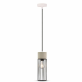 V-TAC - VT-7121 Lampa wisząca / Klosz: Siatka / Średnica: 120 - 3847