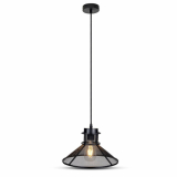 V-TAC - VT-7252 Lampa Wisząca / Klasz: Siatka / Czarny / Średnica: 250 - 3860