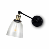 V-TAC - VT-7142 Lampa Wisząca / Klasz: Transparętny / Czarny - 3861