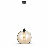V-TAC - VT-7303 Lampa Wisząca / Klosz: Bursztynowy / Średnica: 300 - 3866