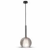 V-TAC - VT-7304 Lampa Wisząca / Klosz: Podwójne szkło / Szara / Średnica: 300 - 3876