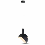 V-TAC - VT-7100 Lampa Wisząca / Regulowany kąt / Klosz: Aluminium / Trzonek:E14 / Czarny - 3921
