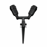 V-TAC - VT-729 Oprawa ogrodowa SPIKE - 2xE27 / IP44 - 7045
