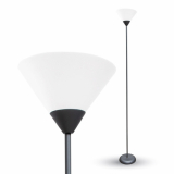 V-TAC - VT-7500 Lampa podłogowa / Trzonek:E27 max 60W / Obudowa: Czarna - 7055