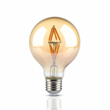 V-TAC - VT-2004 4W G80 Żarówka LED Filament / Klosz Bursztynowy / Barwa:2200K / Trzonek:E27 - 7148