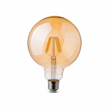 V-TAC - VT-2026D 6W G95 Żarówka LED Filament / Klosz Bursztynowy / Barwa:2200K / Ściemnialna / Trzonek:E27 - 7156