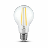 V-TAC - VT-2133 12.5W A70 Żarówka LED Filament / Klosz Transparentny / BARWA:4000K / Trzonek:E27 - 7459