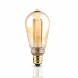 V-TAC - VT-2185 4W ST64 Żarówka LED Filament / Klosz Bursztynowy / Barwa:1800K / Trzonek:E27 - 7474