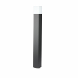 V-TAC - VT-7615 Słupek ogrodowy 800 mm GU10 / Kształt: Kwadrat / Obudowa: Czarny / IP54 - 7565