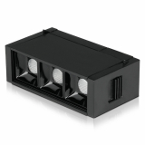 V-TAC - VT-4143 3*1W Punkt świetlny LED MAGNETIC / Barwa:4000K/ Czarny / IP20 / Zasilanie:24V  - 7961