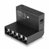 V-TAC - VT-4210 5*2W Lampa LED MAGNETIC/ Barwa:3000K / Czarny / IP20 / Zasilanie:24V - 7962