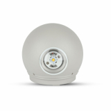 V-TAC - VT-836 6W Lampa ścienna LED / Barwa:3000K / Obudowa: Szara - 8305