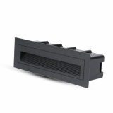 V-TAC - VT-856 6W Oprawa Schodowa LED / Barwa:3000K / Obudowa: Czarna - 8348