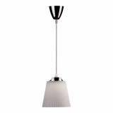 V-TAC -  7W Lampa wisząca / Barwa:4000K / Klosz: Biały / Chrom - 8505
