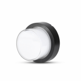 V-TAC - VT-831 6W Lampa ścienna LED / Barwa:3000K / Obudowa: Czarny / Okrągła - 8611