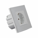 V-TAC - VT-5134 EU Gniazdo WIFI / Typ: FR / Kompatybilne z Amazon Alexa i Google Home / Biały - 8798