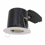 V-TAC - VT-703 Oprawa wpuszczana downlight GU10 / Ognioodporność min: 30-60-90 / Źródło zamykane pierścieniem / Biały - 8916