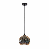 V-TAC - VT-7256 Lampa wisząca / Kula / Szkło 3D / Średnica: 250 - 40131