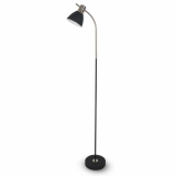 V-TAC - VT-7702 Lampa podłogowa  / Trzonek: E27 / Czarny + Chrom - 40421