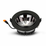 V-TAC - VT-2-13 10W Reflektor COB Downlight / Chip SAMSUNG / Barwa:6400K / Obudowa: Czarna - 20053