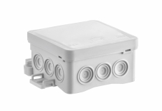 SIMET - PUSZKA NATYNK 75X40X75 NS5 BEZHALOGENOWA IP54 UV SZARY FASTBOX&HOOK - 35360102